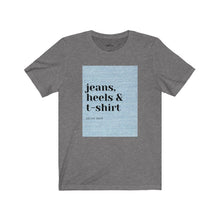 Load image into Gallery viewer, SI Jeans Heels & t-shirt