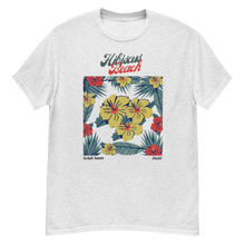 Load image into Gallery viewer, Unisex Hibiscus Beach Heavyweight T