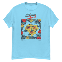 Load image into Gallery viewer, Unisex Hibiscus Beach Heavyweight T