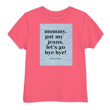 Load image into Gallery viewer, Toddler Bye Bye Jean T