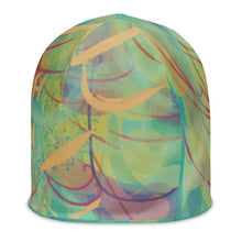 Load image into Gallery viewer, SI Printed Beanie Multi Green
