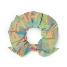 Load image into Gallery viewer, SI Green Multi Print Scrunchie
