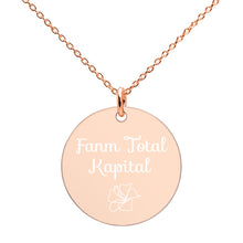 Load image into Gallery viewer, Fanm Total Kapital Hibiscus Disc Necklace
