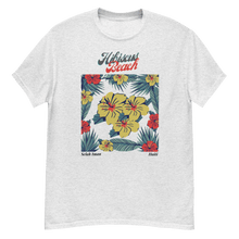 Load image into Gallery viewer, Unisex Hibiscus Beach Heavyweight T
